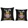 10 Decades Old 100 Year Old It's My 100th Birthday Throw Pillow view 3