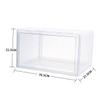 Zerodeko Shoe Storage Box with Lid, Sturdy PP Organizer view 3