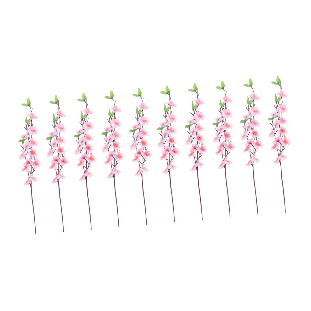PRETYZOOM Realistic Simulation Blossom Fake Bouquet Artificial Branches DIY Decor