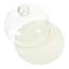 ABOOFAN 1set Glass Cake Dome with Serving Plate Dessert Cover for Cake Snacks and Food Sturdy and Stylish Display for Weddings Parties and Buffets view 1