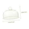 ABOOFAN 1set Glass Cake Dome with Serving Plate Dessert Cover for Cake Snacks and Food Sturdy and Stylish Display for Weddings Parties and Buffets view 3