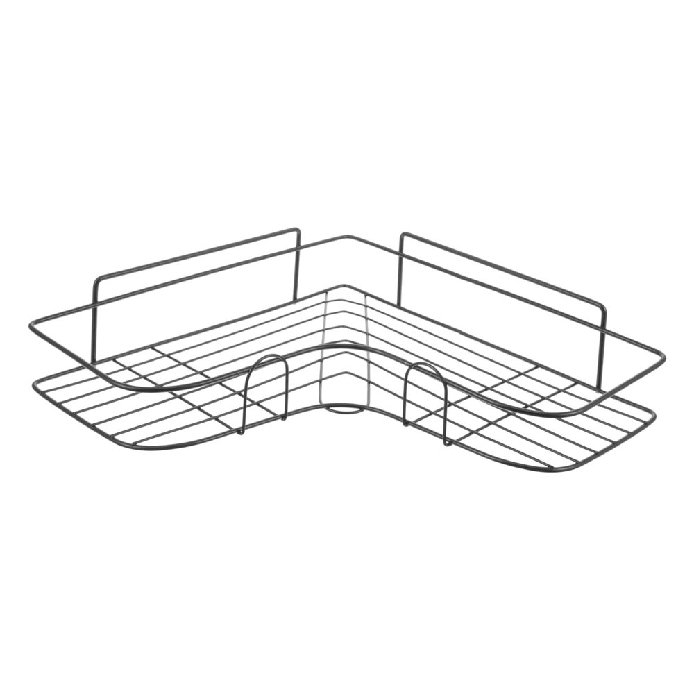PRETYZOOM Iron Craft Corner Storage Rack Bathroom Wall-Mounted Shelf Triangle Rack Organizer for Home