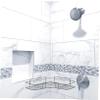 PRETYZOOM Iron Craft Corner Storage Rack Bathroom Wall-Mounted Shelf Triangle Rack Organizer for Home view 2