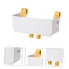 ABOOFAN Bedside Hanging Basket Organizer for Versatile Bedside Storage Easy Installation for Phones Snacks Books and More White Dormitory Bed Accessory view 3
