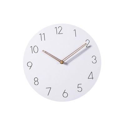 ABOOFAN Round Creative Wall Clock Simple Wooden Wall Clock for Home Office Decor