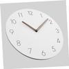 ABOOFAN Round Creative Wall Clock Simple Wooden Wall Clock for Home Office Decor view 2