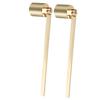 PRETYZOOM 10pcs Stainless Steel Candle Snuffer Gold Wick Trimmer Snuffer for Unique Home Decor view 3