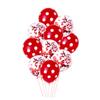 ABOOFAN 10pcs Shining Dots Latex Balloons for Festivals Weddings Red Shining Red Dots Patterns Safe and Reusable Party Decorations view 1