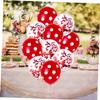 ABOOFAN 10pcs Shining Dots Latex Balloons for Festivals Weddings Red Shining Red Dots Patterns Safe and Reusable Party Decorations view 2