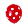 ABOOFAN 10pcs Shining Dots Latex Balloons for Festivals Weddings Red Shining Red Dots Patterns Safe and Reusable Party Decorations view 4