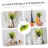 ABOOFAN 5pcs Plastic Plants for School Artificial Plants for Office Decorative Bouquet Accessory Simulation Tree Adornment view 3