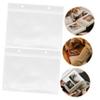 ABOOFAN 3sets 6 Inch Photo Album Refill Page Protective Covers Reusable Photo Pockets for Scrapbooking 20pcs*3 view 3