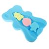 Amosfun Sky Blue Baby Bath Sponge Pad 5cm Mat Non-Slip Feature for Baby Bathing Random Color view 1