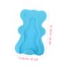 Amosfun Sky Blue Baby Bath Sponge Pad 5cm Mat Non-Slip Feature for Baby Bathing Random Color view 3