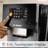 Bosch 800 Series Fully Automatic Espresso and Coffee Machine  35 Drinks, Cold Brew, Double Cup, Milk Hose, Ceramic Grinder, Smart Features, in Black TPU60309 view 3