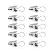 Amosfun Stainless Steel Curtain Clips Hooks 30Pcs Heavy-Duty Spring Tension Clips for Shower Curtains Drapery Window Clips Home and Office Use view 1