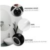 Amosfun Black Ceramic Lotion Pump Bottle Squeeze Dispenser for Liquid Soap Shampoo Moisturizer Refillable Porcelain Container for Bathroom Kitchen Use Unisex Design view 3