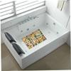 Amosfun 6pcs Non-Slip Bathtub Decals Removable Wall Stickers for Bathroom Decoration Fun and Safe Bath for Appliques view 3