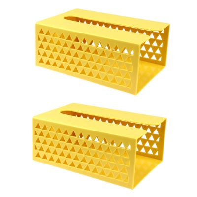 Amosfun 2pcs Bathroom Tissue Holder Toilet Paper Holder Wipes Storage Box Covers Kitchen Decorative Box Napkin Container Napkin Tissue Storage