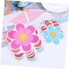 Amosfun 10pcs Colorful Flower Slip Decals for Bathroom and Bathtub Creative Self-Adhesive Stickers for Safe Shower Surfaces Non-Slip Design for Boys and Girls and Family view 2