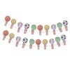 Zerodeko 2packs Cartoon Photo Clips Wooden Pegs Memo Holder Decorative Clips for Football Party Favor Decorations view 1