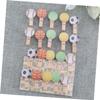 Zerodeko 2packs Cartoon Photo Clips Wooden Pegs Memo Holder Decorative Clips for Football Party Favor Decorations view 4