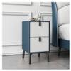 Bedside Cabinet Wood Bedside Table Mini Small Minimalist Modern Locker with Double Drawer Bedroom Cabinet Home Bedside Furniture Nightstand (Color : B) view 1