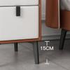 Bedside Cabinet Wood Bedside Table Mini Small Minimalist Modern Locker with Double Drawer Bedroom Cabinet Home Bedside Furniture Nightstand (Color : B) view 4