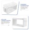 Beatifufu Bathroom Storage Rack Compact Cosmetic Organizer with Hooks Bucket Stand for Easy to Assemble Lightweight Storage view 3