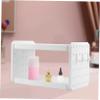 Beatifufu Bathroom Storage Rack Compact Cosmetic Organizer with Hooks Bucket Stand for Easy to Assemble Lightweight Storage view 4