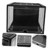MAGICLULU 2pcs Stackable Thickened Shoe Containers Shoe Storage Box Magnetic Door for Easy Access for Organizing Sneakers and Footwear view 2