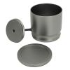58mm Dosing Cup Dosing Rings Press Aluminum Alloy Anti Flying Coffee Powder Picker Coffee Making Supplies (Grey) view 1