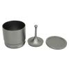 58mm Dosing Cup Dosing Rings Press Aluminum Alloy Anti Flying Coffee Powder Picker Coffee Making Supplies (Grey) view 2