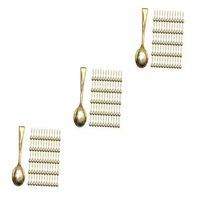 FRCOLOR 300pcs Dessert Spoons Plastic Spoons for Ice Cream Pudding Cake for Parties and Events Lightweight Portable and Tableware