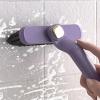 GIFZES Small Gap Cleaner Bathroom Sink Scrubber Multi-Function Rotating Crevice Cleaning Brush with Ergonomic Handle Purple view 2
