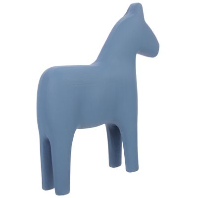 ABOOFAN 1pcs Desktop Wooden Horse Ornament Cute and Simple Style Table Decor for Boys and Girls Room Living Room Office Wooden Craft Fine Details Small Blue