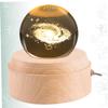 Zerodeko Crystal Night Box Rotating Base Led USB Decorative for Bedroom Living Room and Unique Design Base view 4