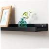 DECHOUS Floating Wall Shelf Black Storage Ledge for Home Decor Easy Installation Sturdy Heavy Duty Design for Kitchen Room Bedroom Office Organization view 3