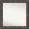 Amanti Art Bronze Bathroom Mirror for Over Sink, 35x35 Custom Made Dappled Light Bronze Square Vanity Mirror, Large Modern Wood Frame, Hangs Horizonally and Vertically, Wall Decor view 1