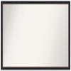 Amanti Art Black Bathroom Mirror for Over Sink, 27x42 Custom Made Salon Scoop Red Black Rectangle Vanity Mirror, Large Casual Wood Frame, Hangs Horizonally and Vertically, Wall Decor view 1