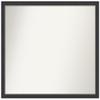 Amanti Art Black Bathroom Mirror for Over Sink, 26x30 Custom Made Stylish Black Rectangle Vanity Mirror, Large Traditional Wood Frame, Hangs Horizonally and Vertically, Wall Decor view 1
