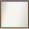 Amanti Art Bronze Bathroom Mirror for Over Sink, 31x38 Custom Made Two Tone Bronze Copper Rectangle Vanity Mirror, X-Large Modern Wood Frame, Hangs Horizonally and Vertically, Wall Decor view 1