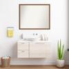 Amanti Art Bronze Bathroom Mirror for Over Sink, 31x38 Custom Made Two Tone Bronze Copper Rectangle Vanity Mirror, X-Large Modern Wood Frame, Hangs Horizonally and Vertically, Wall Decor view 4