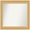 Amanti Art Gold Bathroom Mirror for Over Sink, 30x38 Custom Made Trellis Gold Rectangle Vanity Mirror, Large Traditional Wood Frame, Hangs Horizonally and Vertically, Wall Decor view 1