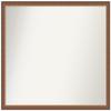 Amanti Art Bronze Bathroom Mirror for Over Sink, 31x36 Custom Made Two Tone Bronze Copper Rectangle Vanity Mirror, Large Modern Wood Frame, Hangs Horizonally and Vertically, Wall Decor view 1