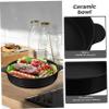 Ciieeo Ceramic Casserole Dishes Baking Trays Lids Plates High Temperature Bakeware for Thanksgiving Christmas Birthdays view 2