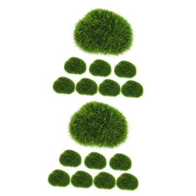 ABOOFAN 16pcs Artificial Rocks for Home Decor Forest Decor Faux Rocks Fairy Garden Accessories