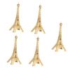 ABOOFAN 5pcs Eiffel Tower Model Zinc Alloy Tabletop Decor for Home Vintage Style Decorative Statue for Photography Props and Giving view 1