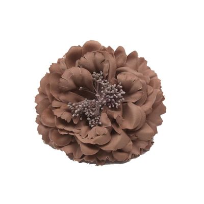 Alipher Curtain Tieback Rose Flower Curtain Holdback Creative Drapery Clip Handmade Floral Curtain Ties for Home Office Decoration 2PCS (Coffee)