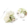Alipher Curtain Tieback Rose Flower Curtain Holdback Creative Drapery Clip Handmade Floral Curtain Ties for Home Office Decoration 2PCS (Coffee) view 2
